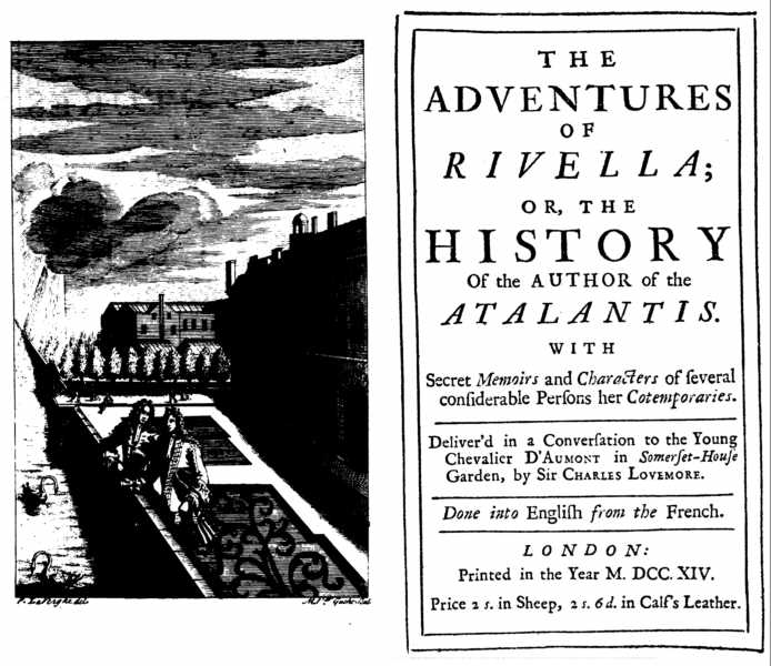 Manley, Rivella (London: E. Curll, 1714).