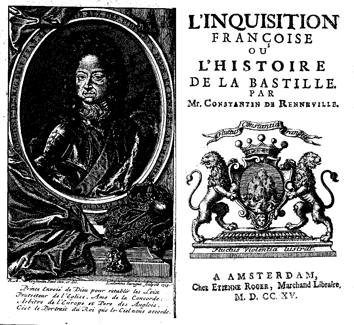 Renneville, Constantin de, Inquisition Franoise (Amsterdam: E. Roger, 1715).