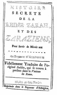 Reine Zarah, 1708