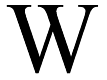 w